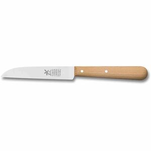 Windmühlenmesser 139-8325010002 Gemüsemesser, 85 mm, Griff Buchenholz, gerade Klinge, natur