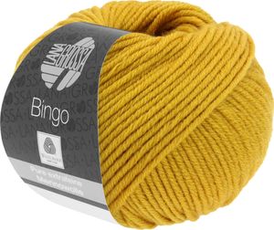 Lana Grossa BINGO Schurwolle Merino, Farbe:741 - Senfgelb