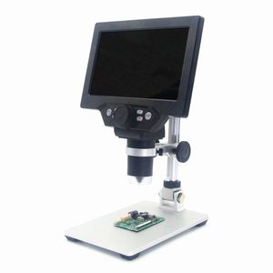 Digitalmikroskop 12MP 7 Zoll Großer Farbbildschirm Großes Basis-LCD-Display 1-1200X kontinuierlich