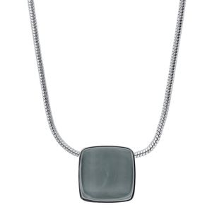 Skagen SKJ0868040 Dámský náhrdelník SEA GLASS nerezová ocel stříbrná šedá 47 cm