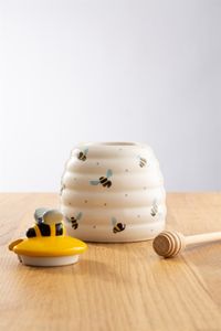 Preis & Kensington Sweet Bee Honey Pot & Drizzler Set