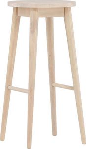 FURNLUX Barhocker Mollosand Beige 36cm / Hauptfarbe: Beige / Abmessungen: 36 x 36 x 75 cm