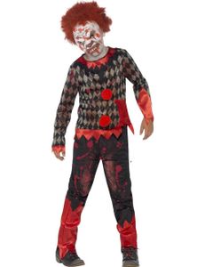 Halloween Kinder Kostüm Zombie Horror Clown Gr.4 bis 6 Jahre