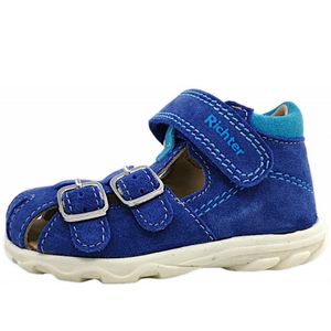 Richter  Kinderschuhe Jungen Sandalen Minilette Blau Freizeit, Schuhgröße:23 EU