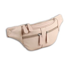 New Bags Gürteltasche Damen beige moderne Kunstleder Tasche Belt Bag inkl. Feen-Anhänger D2OTD5023A