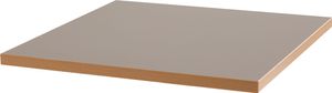 Taupe quadratische Tischplatte 60 cm La Villette - Oviala