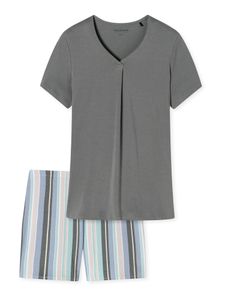 Schiesser schlafanzug kurz pyjama Comfort Fit multicolor 2 48