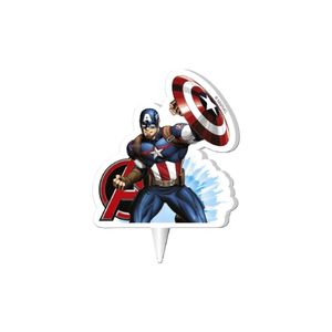 Dekora  Torten Kerze - Captain America - Avengers - 1ks  Dekora