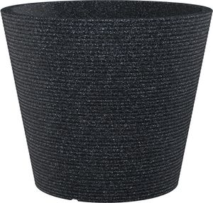 SCHEURICH Pflanzgefäß Coneo Schwarz Granit 242/49