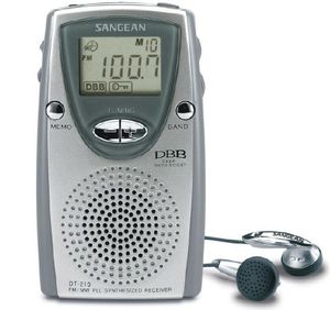 Sangean DT-210 PLL-Pocket-Radio m. LS