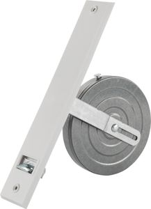Schellenberg Einlasswickler Maxi mit Abdeckplatte, 260 mm, weiß, 11500