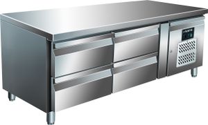 SARO Unterbaukühltisch mit 2x2 Schubladen, Modell UGN 2140 TN