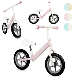Laufrad Balance Bike EVA 12 Zoll bis 6 Jahre Metall Kinderlaufrad QKIDS FLEET