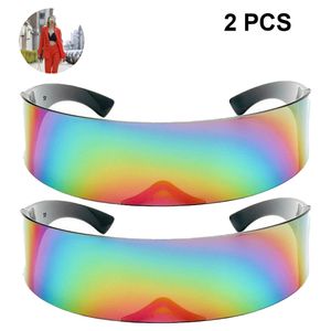 Fashion Party Prom Glasses One-Piece Glasses Personality Goggles ,Stil 3