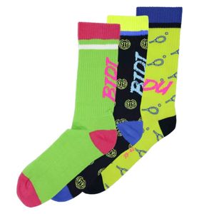 Bidi Badu Bold Bro I Crew Printed Move Socks 3er Pack - Gr. 43-46