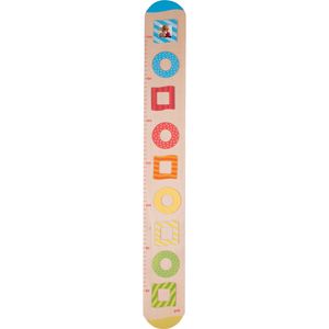 goki 60735 Messlatte mit Bilderrahmen I L= 78 cm, Holz, bunt