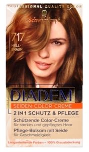 Diadem Seiden-Color-Creme HELL BRAUN 170ml Haarfarbe dauerhaft anhaltend