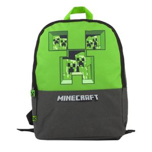 Minecraft - Batoh, Pixel NS6285 (jedna velikost) (šedá/zelená)