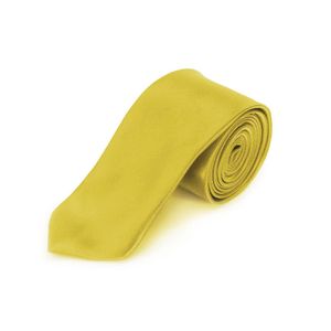 Oblique Unique Krawatte Schlips schmal Binder Style - light gold