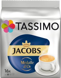 Tassimo® Jacobs Médaille d'Or, Kaffee, 16 Kapseln, =16 Getränke
