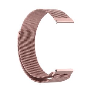 Neue Marke,Universal,Mailand,Uhrenarmband,Armbanduhr,Armband (20mm) in Rose Pink für Samsung Galaxy Watch 4 40mm / Watch 4 Classic 42mm