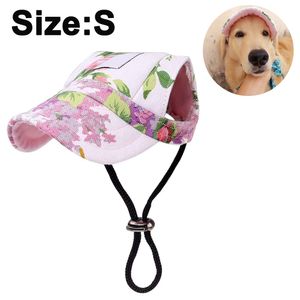 Hunde Baseballmütze, Basecap Verstellbar Sonnenschutz Hut Hundecap mit Ohrlöchern für Welpen Haustier