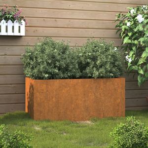 vidaXL Sadzarka 62x30x29 cm stal corten