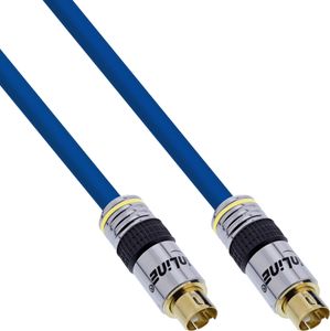 InLine® S-VHS Kabel, PREMIUM, vergoldete Stecker, 4pol mini DIN ST / ST, 1m