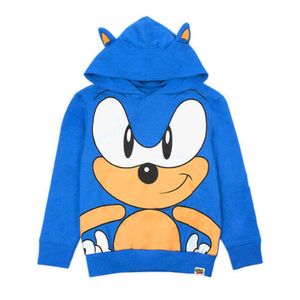 Sonic The Hedgehog - Mikina s kapucí pro chlapce NS6691 (128) (modrá)
