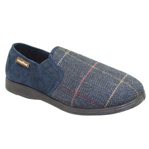 Goodyear - Pánske topánky "Harrison", Tweed GS247 (45 EU) (Marine blue)