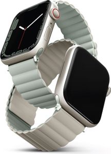 UNIQ Revix Apple Watch 4/5/6/7/8/SE/SE2/9/10 40/41/42mm Wendbar Magnetic grün-beige/salbeibeige