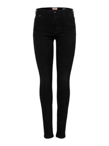 Only Damen Jeans-Hose OnlPaola Highwaist Skinny Stretch, Farbe:Schwarz, Größe:M/34