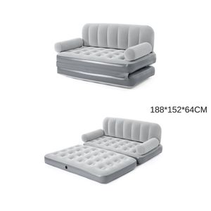 Sofa-Bett 2 Positionen In 1 Aufblasbar 2 Sitze Mit Pumpe 188X152X64Cm 75073