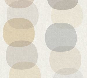 A.S. Création Vliestapete Pop Colors Tapete beige braun grau 10,05 m x 0,53 m 355903 35590-3
