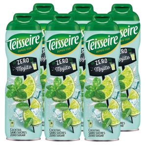 Teisseire Getränke-Sirup Mojito 0% 600ml - Cocktails (6er Pack)