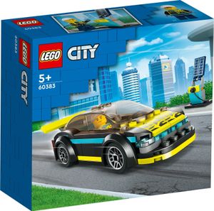 LEGO 60383 City Elektro-Sportwagen Set, Rennwagen mit Minifigur, Spielzeugauto für Jungen und Mädchen ab 5 Jahren, Geschenk zum Geburtstag