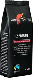 Espresso Kaffee FairTrade - entkoffeiniert gemahlen 250g Espresso Kaffee FairTrade - entkoffeiniert gemahlen 250g