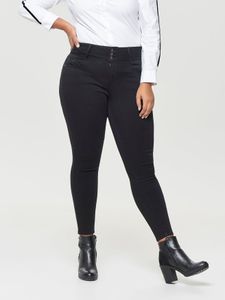 ONLY CARMAKOMA Damen Skinny Jeans Curvy Fit High Waist Plus Size Denim - 42W / 34L
