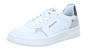 Rieker Sneaker - Weiß / Quarz / Schwarz Glattleder Größe: 42 Normal