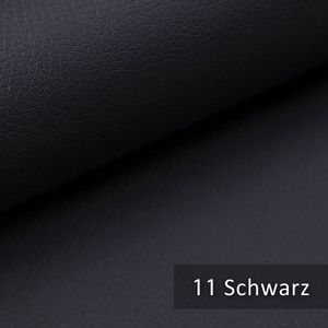 novely® SOLTAU – weiches Kunstleder in Echtleder-Optik | Schwarz | M-SOL-11