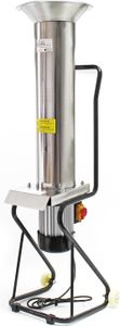 Wiltec Kernobstschneidemühle aus Edelstahl, Obsthäcksler mit 1100W 1,5 PS 2800U/min, bis zu 1000 kg pro Stunde Obstmuser mit Rollen für Saft Maische Mus