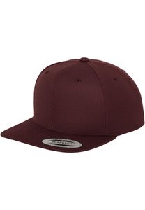 FLEXFIT 6089M | Classic Snapback Cap / Czapka / Kapelusz - Kolor: Bordowy - Rozmiar: Jeden rozmiar
