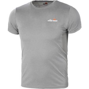 ellesse Herren T-Shirt MALBE - Fitness, Sport, Kurzarm, Crewneck, Rundhals, Logo Grau 3XL