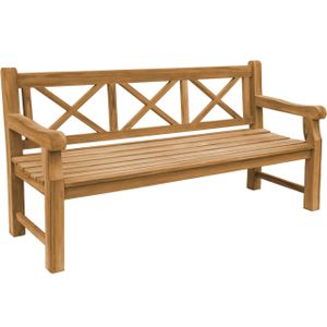 Friesenbank Märsta XXL Gartenbank Teak Massivholz - Breite: 180 cm