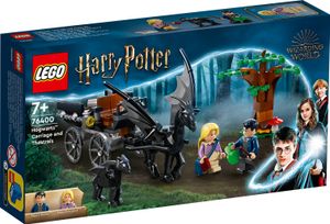 LEGO 76400 Harry Potter Hogwarts Kutsche mit Thestralen, Spielzeug-Set mit Minifiguren, wie Luna Lovegood und Pferde-Figuren, Idee für Geschenk