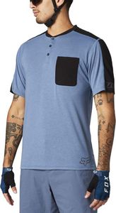 Fox Racing Ranger Drirelease® Henley Kurzarm-t-shirt Blau S Mann Blau S