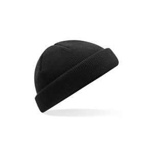 Recycled Mini Fisherman Beanie - 100% recycelter Polyester - Farbe: Black - Größe: One Size