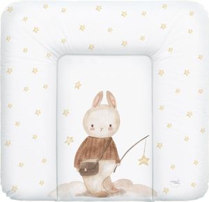 Ceba Baby® weiche Wickelauflage 75x72 cm - Baby Wickelunterlage - Wickeltischauflage für Junge und Mädchen - Wasserdicht, abwaschbar - Träumer