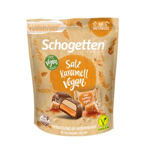 Schogetten Vegan Salz Karamell Geschmack auf Haferdrinkbasis 125g