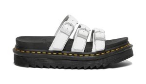 Dr. Martens Blaire Slide Leather Sandals - Weiß, 6,5